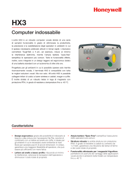 HX3 Data Sheet - IT - Honeywell Scanning and Mobility