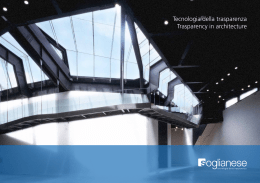 Tecnologia della trasparenza Trasparency in architecture