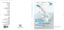 AIOM - La Carta dei Servizi dell`Oncologia Italiana