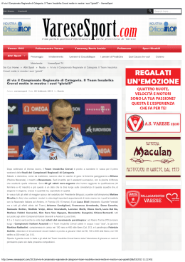 VareseSport - bustonuoto.com