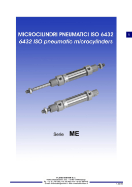 Microcilindri ISO 6432 serie ME
