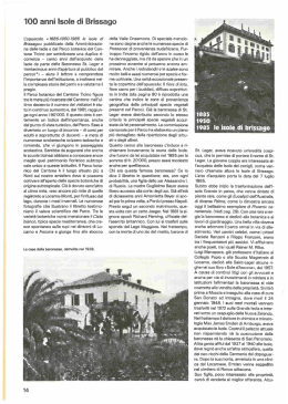 100 anni Isole di Brissago - Repubblica e Cantone Ticino