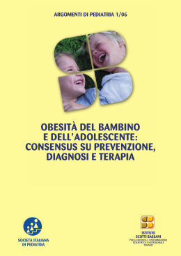 consensus italia obesita infantile