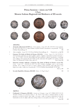 monete italiane medievali e moderne da ancona a messerano