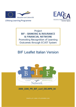 BIF Leaflet Italian Version