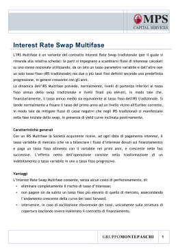 Interest Rate Swap Multifase - MPS Capital Services Banca per le
