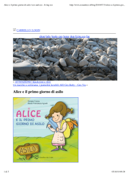 Alice e il primo giorno di asilo | eco and eco