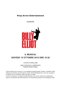 Billy Elliot e Jesus Christ Superstar