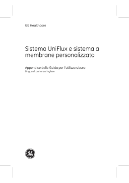 Sistema UniFlux e sistema a membrane personalizzato