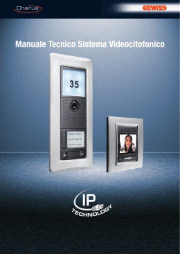 Manuale Tecnico Sistema Videocitofonico