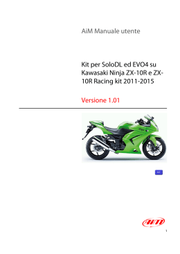Kit per SoloDL ed EVO4 su Kawasaki Ninja ZX-10R e ZX-10R