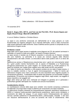 Update in tema di micosi sistemiche, F. Tumietto (Bologna)