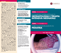 X conVegno - Società Italiana di Neonatologia
