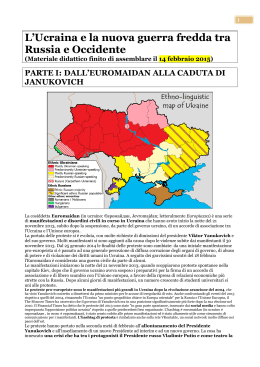 Ucraina e la nuova guerra fredda (febbraio 2015)