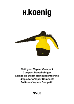 Nettoyeur Vapeur Compact Compact Dampfreiniger