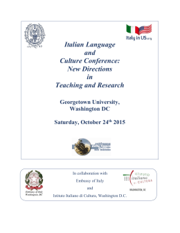 Italian Language and Culture Conference