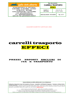 carrelli trasporto EFFECI - gallo dott.alberto