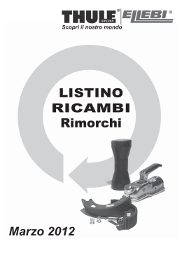 Catalogo RICAMBI Marzo 2012