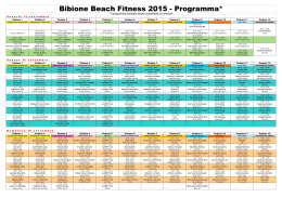 Bibione Beach Fitness 2015