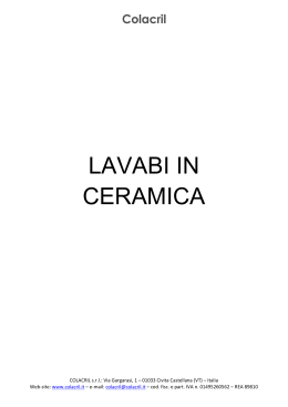 LAVABI IN CERAMICA - select