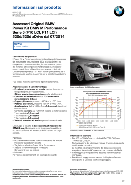 Power Kit BMW M Performance Serie 5 (F10 LCI, F11 LCI