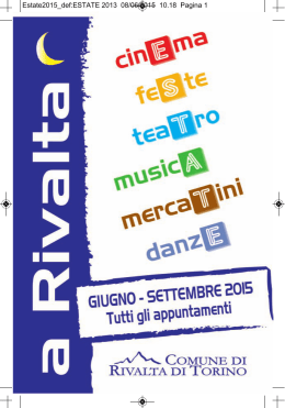 ESTATE 2013 - Comune di Rivalta di Torino