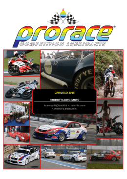 catalogo prorace auto-moto 2015