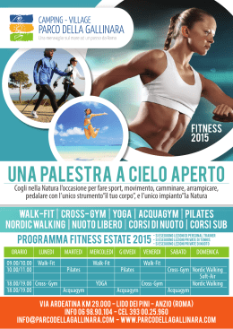 fitness 2015 - Parco Della Gallinara