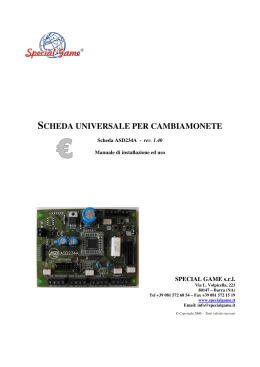 Manuale SCHEDA ASD234A v.1.40