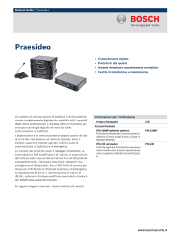 Praesideo - Bosch Security Systems