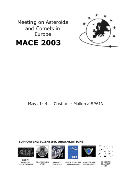 MACE 2003 - Astrometrica