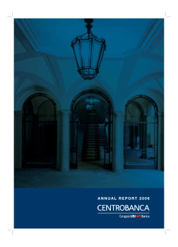 Annual Report 2006 (ITA) - Centrobanca