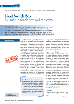 Limit Switch Box Numeri e tendenze del mercato