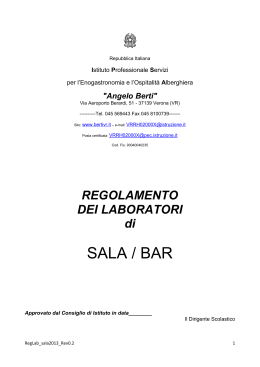 SALA / BAR - berti.gov.it