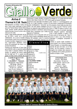 Gialloverde 2012-4 - asd calcio caldiero terme