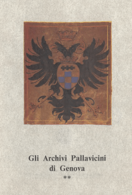 Gli Archivi Pallavicini di Genova