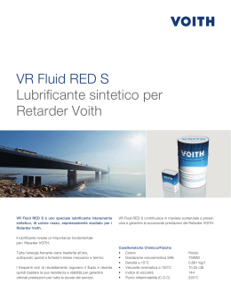 VR Fluid RED S Lubrificante sintetico per Retarder Voith