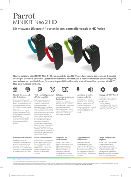 Kit vivavoce Bluetooth® portatile con controllo vocale e HD Voice