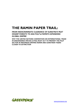 THE RAMIN PAPER TRAIL: