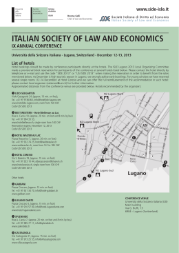 italian society of law and economics ix annual - side