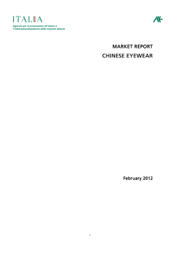 Eyewear Market Report 2012