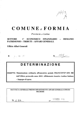COMUNE., FORMIA - Comune di Formia