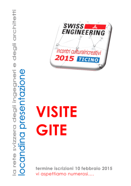 VISITE GITE - Swiss Engineering