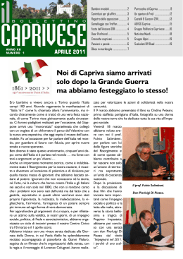 aprile - Comune di Capriva del Friuli
