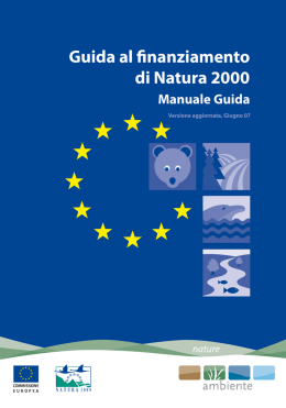 Guida al finanziamento di Natura 2000 - Manuale Guida