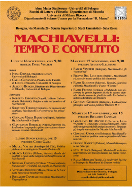 Locandina Machiavelli 6,5
