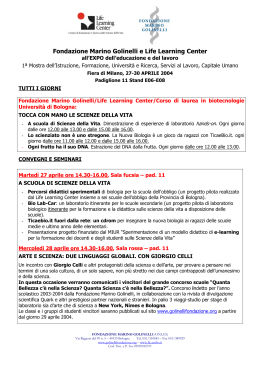Fondazione Marino Golinelli e Life Learning Center