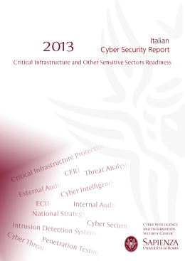 2013 - Italian Cyber Security Report
