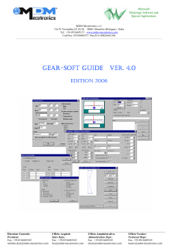 Gear-Soft Manual Guide