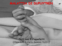 Malattia di Dupuytren - Dott.ssa I.Cappelletti
